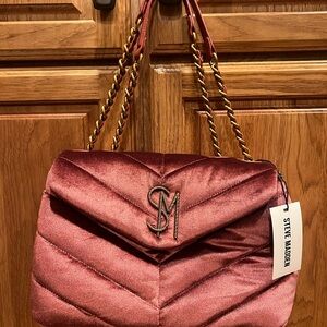 Steve Madden Rust Chevron Shoulder Bag